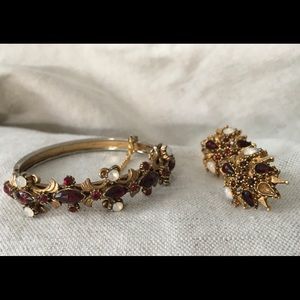Vintage Bracelet and Earring Set